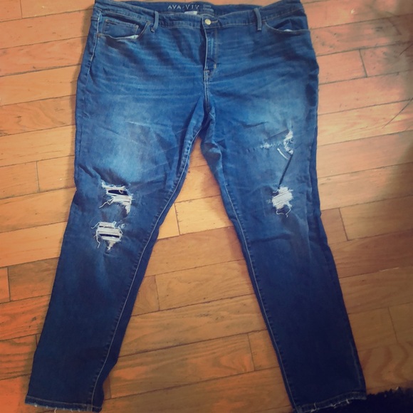 Denim - Plus size skinny jeans